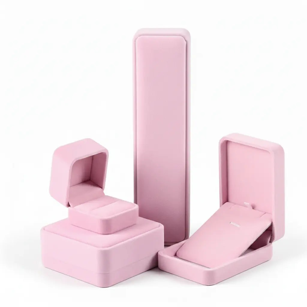 Boîte à bijou "PINK VELVET"