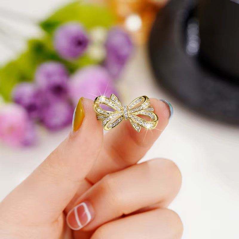 Bague "SPARKLING BOW"