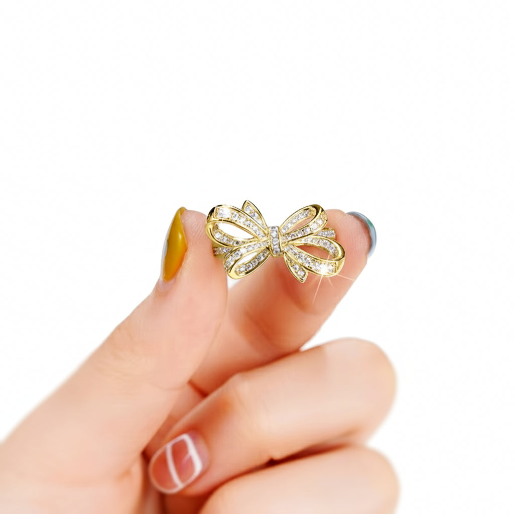 Bague "SPARKLING BOW"