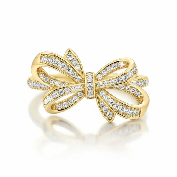 Bague "SPARKLING BOW"