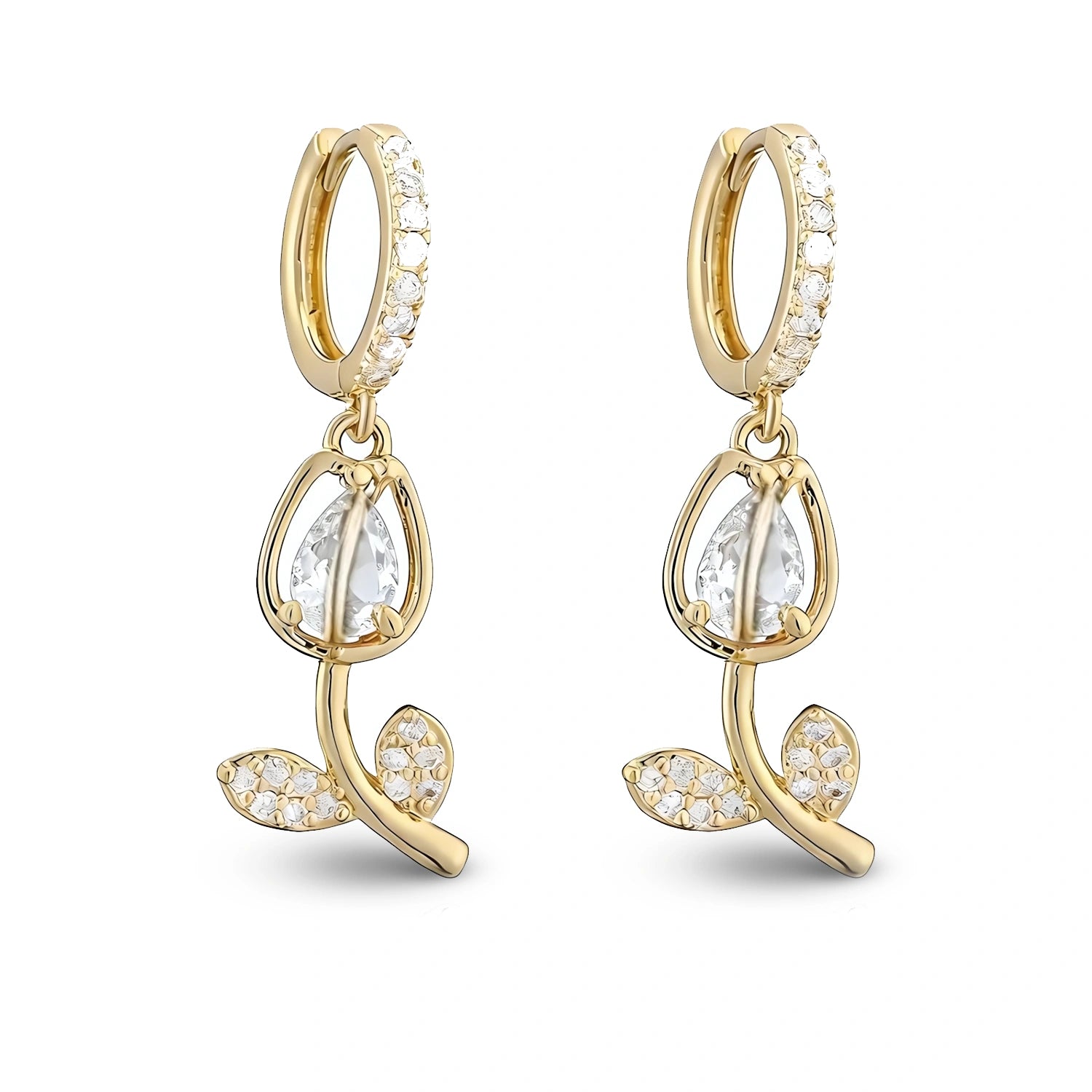 Boucles d'Oreilles "ELEGANT TULIP"