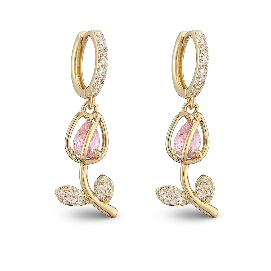 Boucles d'Oreilles "ELEGANT TULIP"