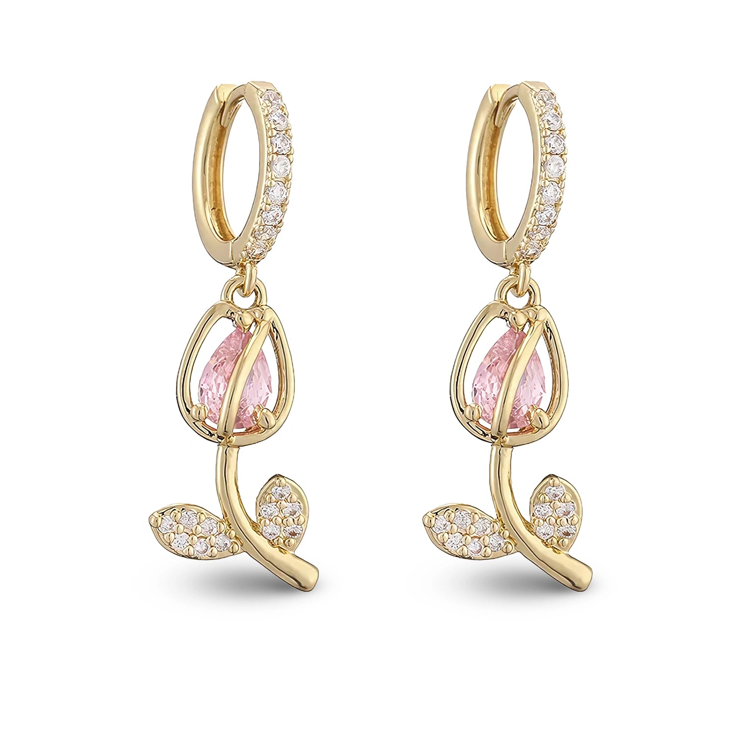 Boucles d'Oreilles "ELEGANT TULIP"
