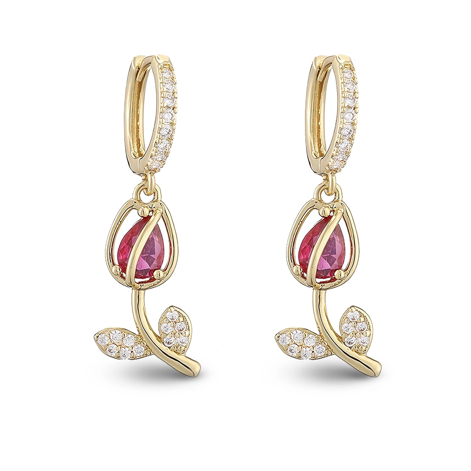 Boucles d'Oreilles "ELEGANT TULIP"