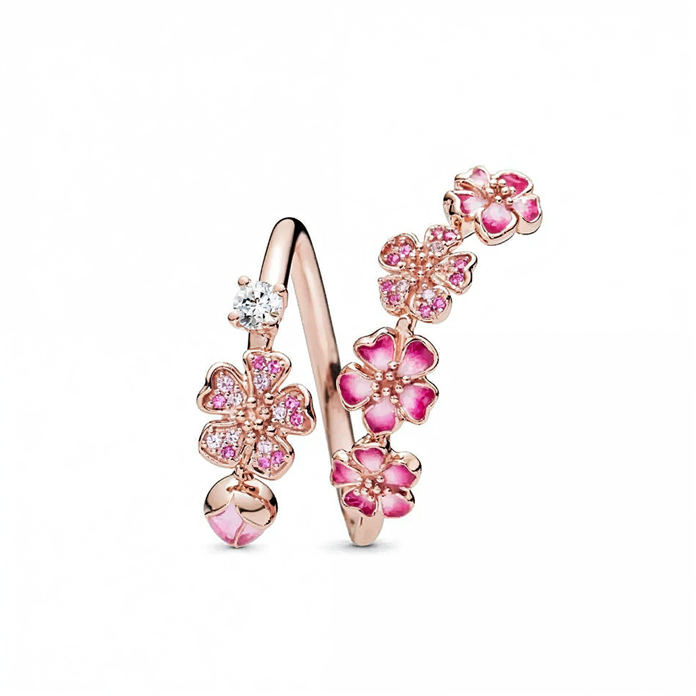 Bague "PEACH FLOWERS"