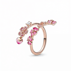 Bague "PEACH FLOWERS"