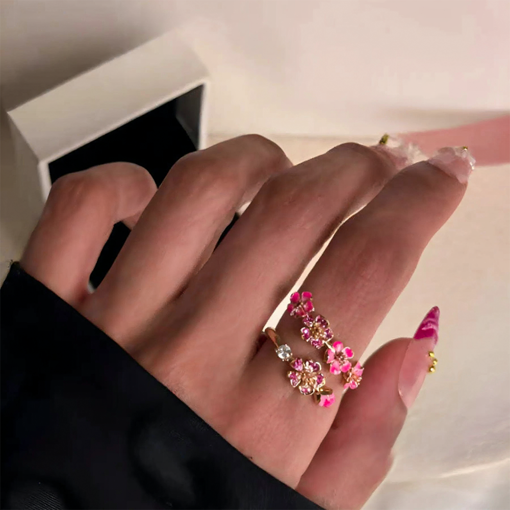 Bague "PEACH FLOWERS"